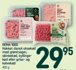 REMA 1000 Hakket dansk oksekød tilbud