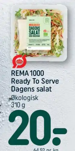 REMA 1000 REMA1000 Ready To Serve Dagens salat tilbud