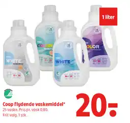 Coop 365 Coop flydende vaskemiddel* tilbud