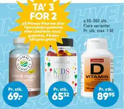 Bilka Assorterede kosttilskud / vitaminer tilbud