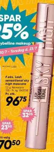Bilka Maybelline Lash Sensational Sky High mascara tilbud