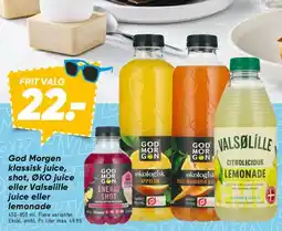Bilka God Morgen juice / shot / Valsøllille lemonade tilbud