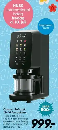 Bilka Casper Sobczyk 12-i-1 espressomaskine tilbud