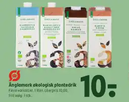 Coop 365 Änglamark økologisk plantedrik Flere varianter. Literpris 10,00. Frit valg. 1 stk. tilbud