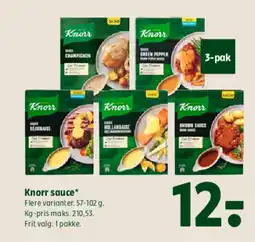 Coop 365 Knorr sauce* tilbud