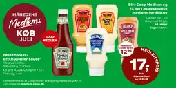 Coop 365 Heinz tomat- ketchup eller sauce* tilbud