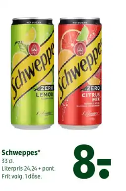 Coop 365 Schweppes tilbud