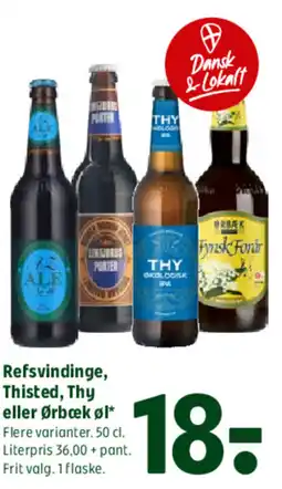 Coop 365 Refsvindinge, Thisted, Thy eller Ørbæk øl tilbud