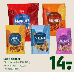 Coop 365 Coop nødder tilbud