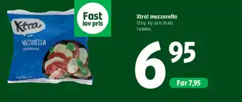 Coop 365 Xtra! mozzarella tilbud