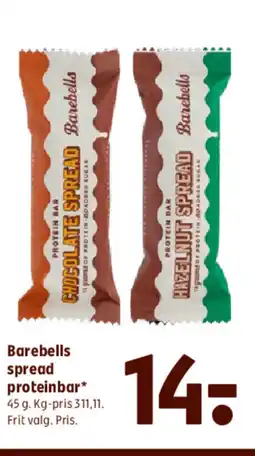 Coop 365 Barebells spread proteinbar tilbud