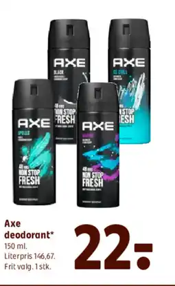 Coop 365 Ахе deodorant tilbud