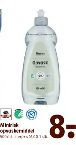 Coop 365 Minirisk opvaskemiddel tilbud