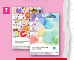 Lidl CRELANDO Tegneblok tilbud