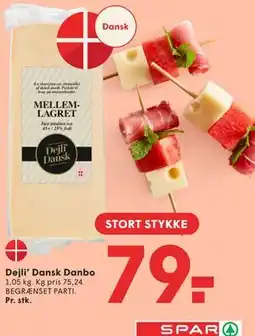 SPAR Dejli’ Dansk Danbo tilbud
