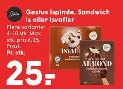 SPAR Gestus Ispinde, Sandwich Is eller Isvafler tilbud