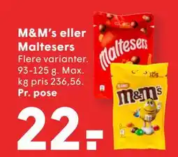 SPAR M&M’s eller Maltesers tilbud