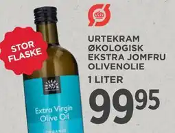 MENY URTEKRAM ØKOLOGISK EKSTRA JOMFRU OLIVENOLIE tilbud