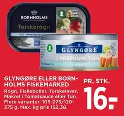MENY GLYNGØRE ELLER BORNHOLMS FISKEMARKED tilbud