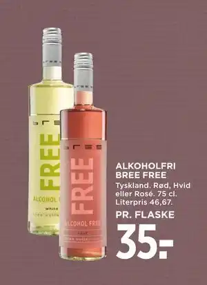 MENY ALKOHOLFRI BREE FREE tilbud