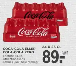 MENY COCA-COLA ELLER COLA-COLA ZERO tilbud