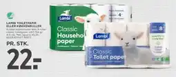 MENY LAMBI TOILETPAPIR ELLER KØKKENRULLER tilbud