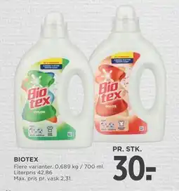 MENY BIOTEX tilbud