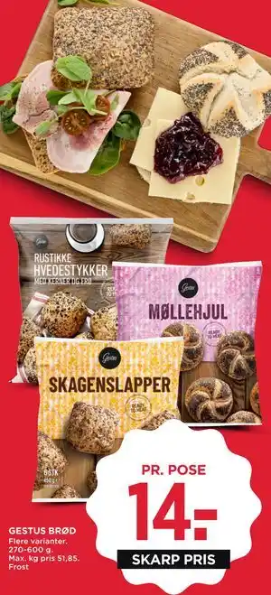 MENY GESTUS BRØD tilbud