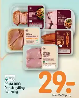 REMA 1000 REMA 1000 Dansk kylling tilbud