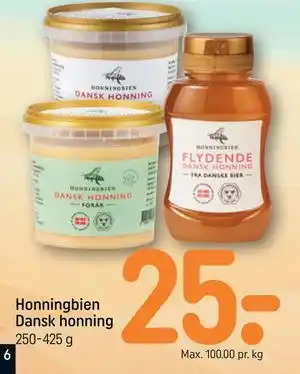 REMA 1000 Honningbien Dansk honning tilbud