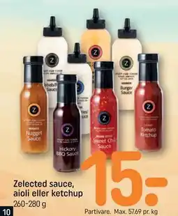REMA 1000 Zelected sauce, aioli eller ketchup tilbud