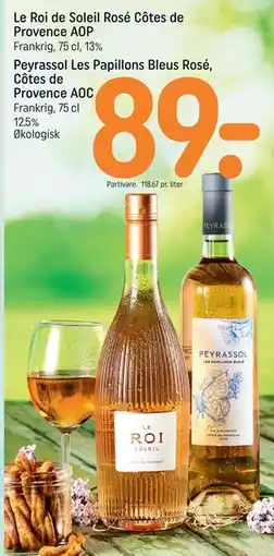 REMA 1000 Le Roi de Soleil Rosé Côtes de Provence AOP tilbud