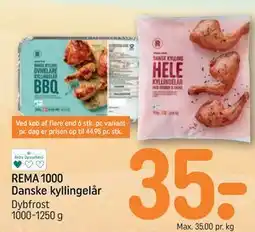 REMA 1000 REMA 1000 Danske kyllingelår tilbud