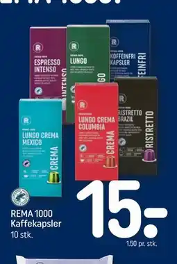 REMA 1000 REMA 1000 Kaffekapsler tilbud