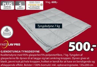 JYSK Gjendetunga Tyngdedyne tilbud