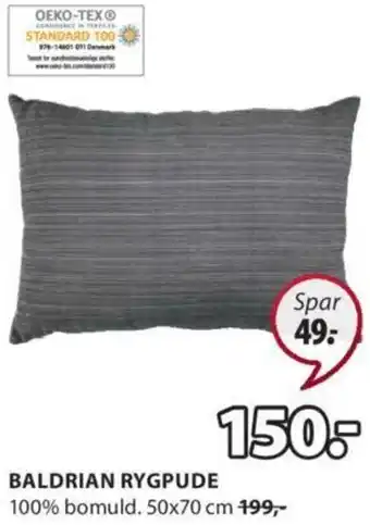 JYSK Baldrian Rygpude 50x70 cm tilbud