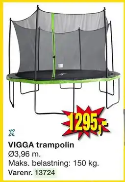 Harald Nyborg VIGGA trampolin tilbud