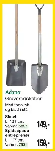 Harald Nyborg Adano Graveredskaber tilbud