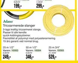 Harald Nyborg Adano Tricoarmerede slanger tilbud
