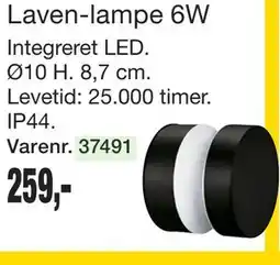 Harald Nyborg Laven-lampe 6W tilbud