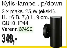 Harald Nyborg Kylis-lampe up/down tilbud