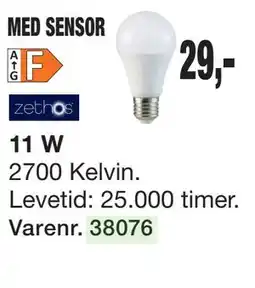 Harald Nyborg LED-pære E27 MED SENSOR tilbud