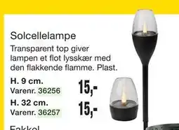 Harald Nyborg Solcellelampe tilbud