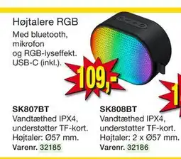Harald Nyborg Højttalere RGB tilbud