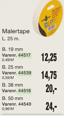 Harald Nyborg Malertape tilbud
