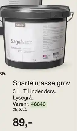Harald Nyborg Spartelmasse grov tilbud