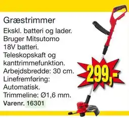 Harald Nyborg Græstrimmer tilbud