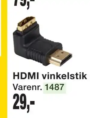 Harald Nyborg HDMI vinkelstik tilbud