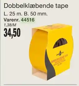 Harald Nyborg Dobbelklæbende tape tilbud