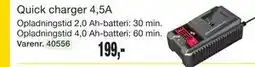 Harald Nyborg Quick charger 4,5A tilbud